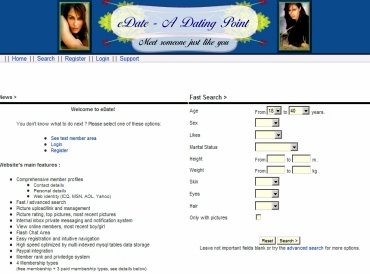 Best eDate Site Script - Version 2.9